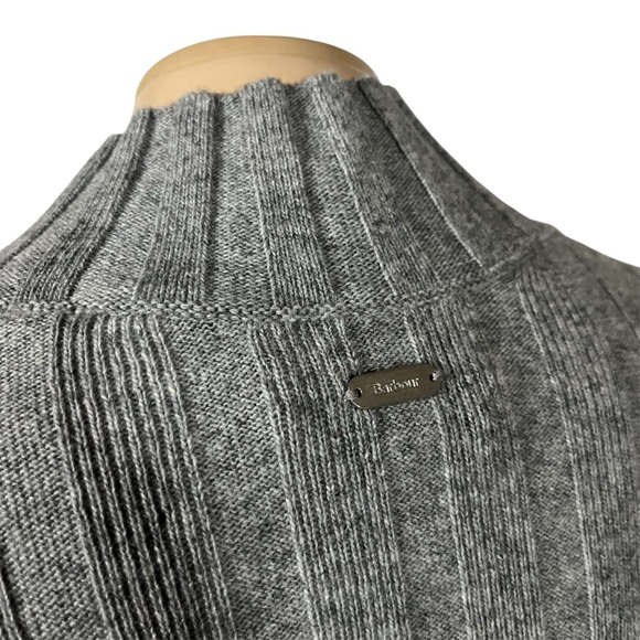 Barbour Sophia knitted Dress grey small - Picture 12 of 15